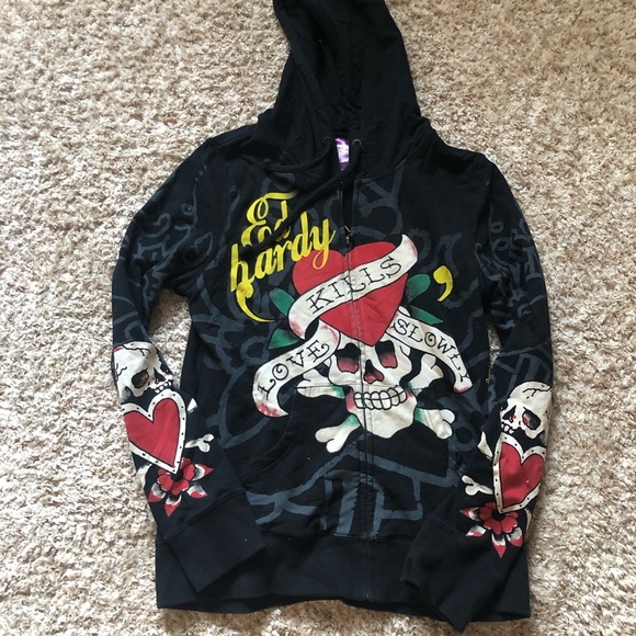 Ed Hardy | Tops | Ed Hardy Zip Up 